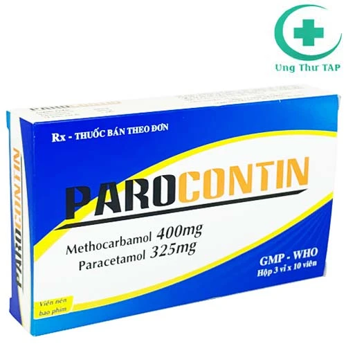 Parocontin 325mg - Thuốc điều trị Căng cơ, bong gân, viêm cơ
