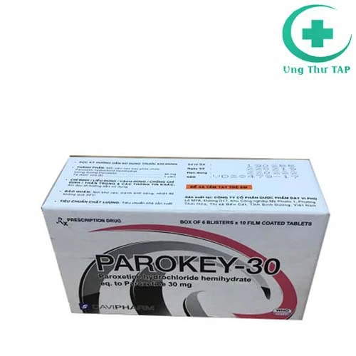 Parokey-30 - Thuốc điều trị chứng trầm cảm, rổi loạn lo âu 