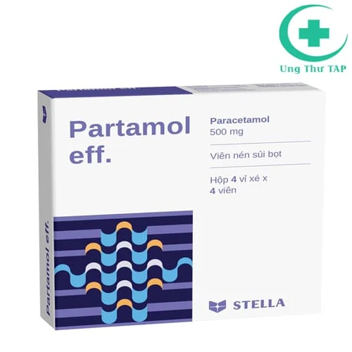 Partamol eff. 500 - Thuốc giảm đau hạ sốt hiệu quả của Stella