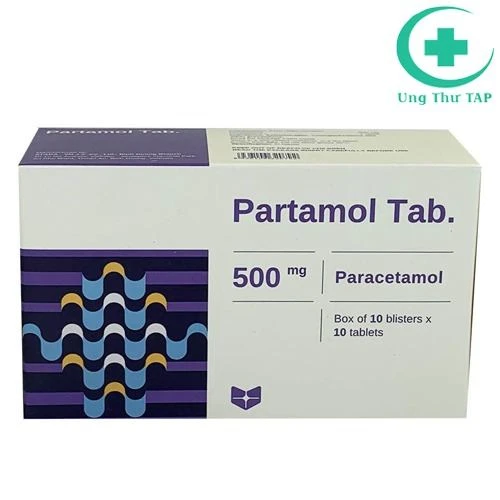 Partamol Tab. 500mg - Thuốc giảm đau hạ sốt của Stellapharm