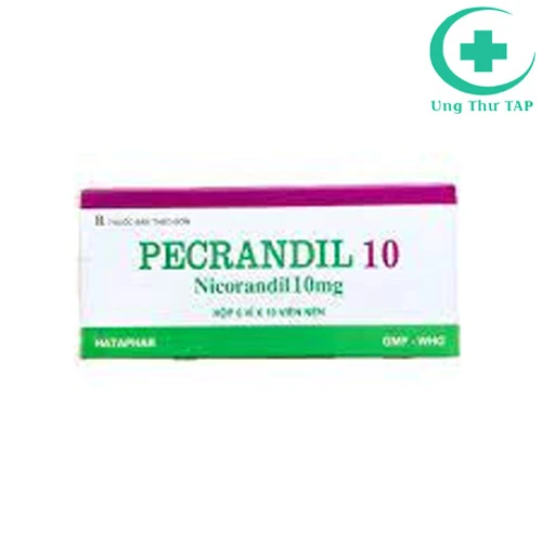 Pecrandil 10 - Thuốc sử dụng kiểm soát dài hạn bệnh mạch vành