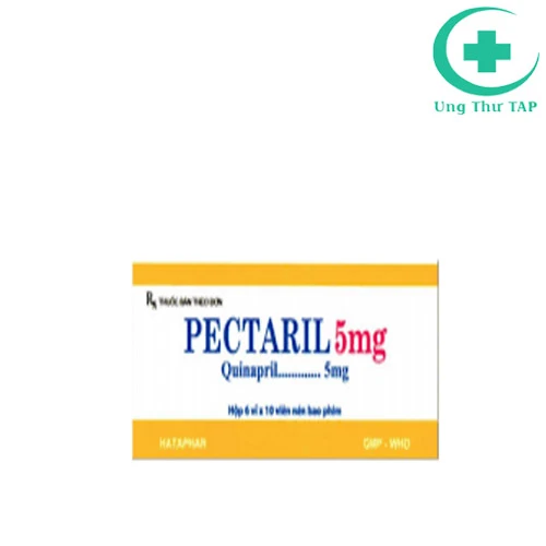 Pectaril 5mg - điều trị tăng huyết áp vô căn, suy tim ứ huyết.