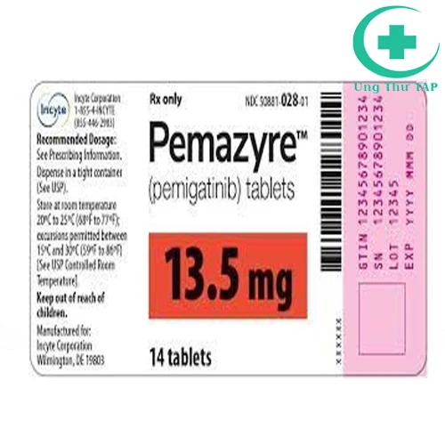 Pemazyre 13.5mg - Thuốc điều trị ung thư ung đường mật hiệu quả