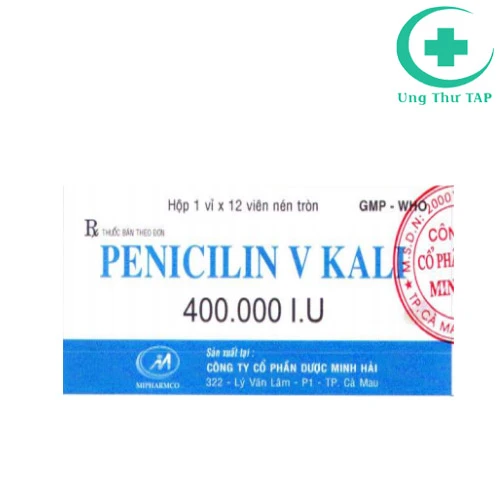 Penicilin V kali 400.000 IU - Thuốc điều trị nhiễm khuẩn
