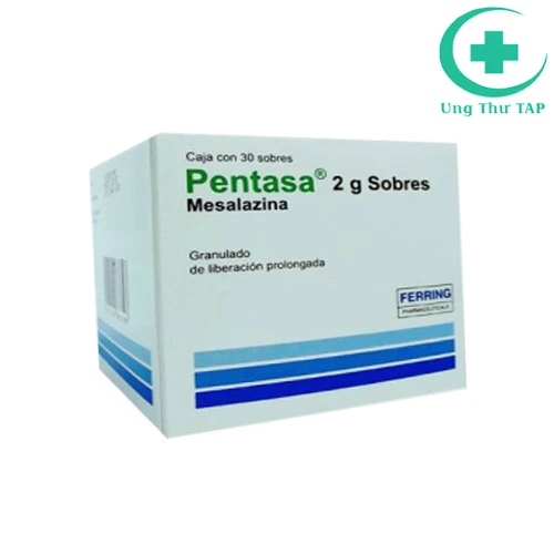 Pentasa Sachet 2g - điều trị viêm loét trực tràng, bệnh Crohn