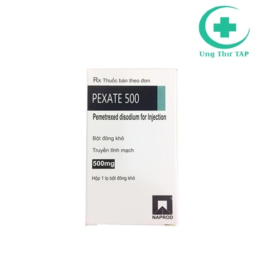 Pexate 500mg - Thuốc điều trị ung thư phổi không tế bào nhỏ