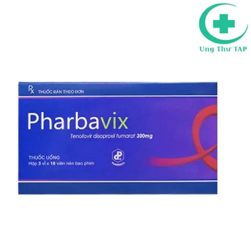 Pharbavix 300mg Pharbaco - Thuốc điều trị HIV-1, viêm gan