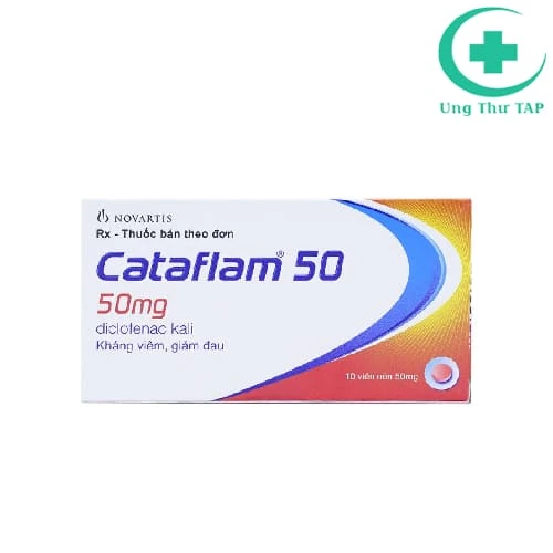 Cataflam 50mg Novartis - Thuốc giảm đau, kháng viêm hiệu quả