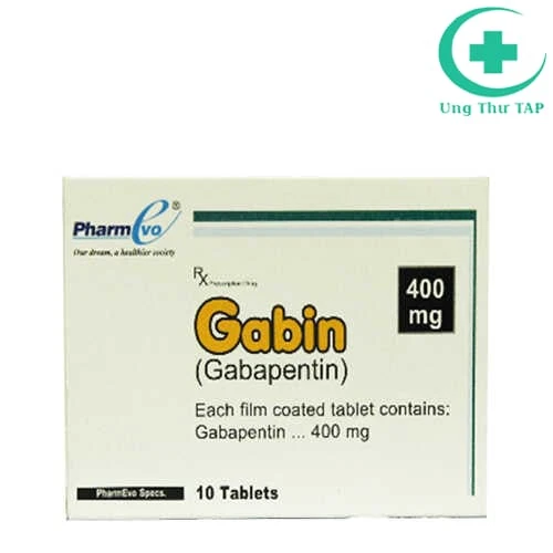 Gabin 400mg PharmEvo - Thuốc điều trị động kinh hiệu quả