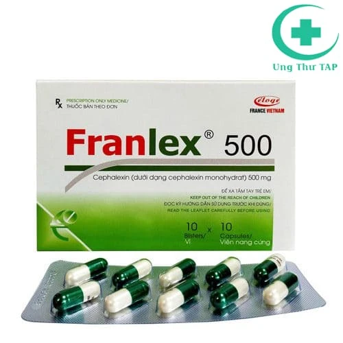 Franlex 500mg Eloge - Thuốc điều trị nhiễm khuẩn hiệu quả