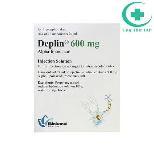 Deplin 600mg (tiêm) Solupharm - Thuốc trị viêm đa dây thần kinh