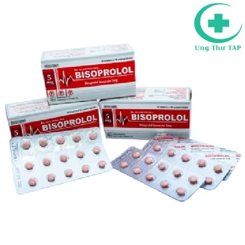 Bisoprolol 5mg Khapharco - Thuốc điều trị tăng huyết áp hàng đầu