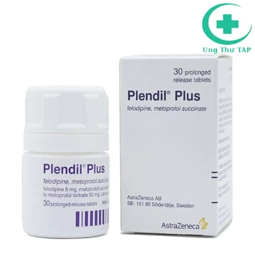 Plendil Plus 5mg/47.5mg (hộp 30 viên) - Thuốc trị tăng huyết áp