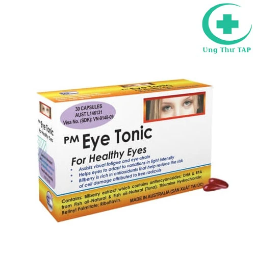 PM Eye tonic - Thuốc bổ mắt, tăng cường chức năng của mắt của Úc