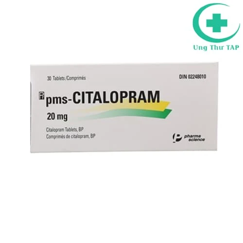Pms-Citalopram 20mg - Thuốc điều trị bệnh trầm cảm của Canada