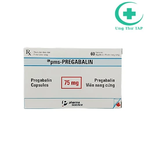 PMS-Pregabalin 75mg - Thuốc điều trị đau thần kinh hiệu quả