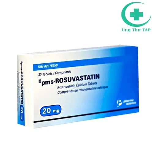 Pms-Rosuvastatin 20mg Pharmascience - Điều trị tăng cholesterol