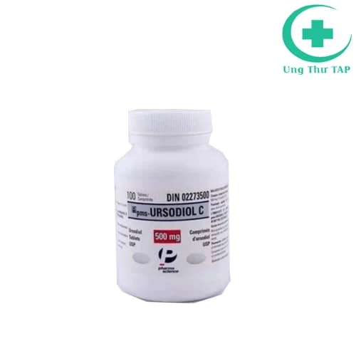 PMS-Ursodiol C 500mg - Thuốc điều trị xơ gan ứ mật hiệu quả