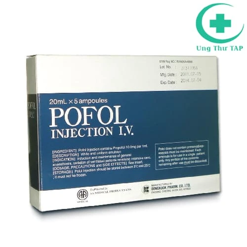 Pofol Injection - Thuốc gây mê và duy trì mê hiệu quả