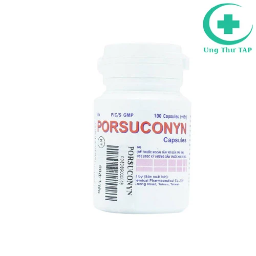 Porsuconyn - Thuốc giảm đau trong viêm loét dạ dày, tá tràng