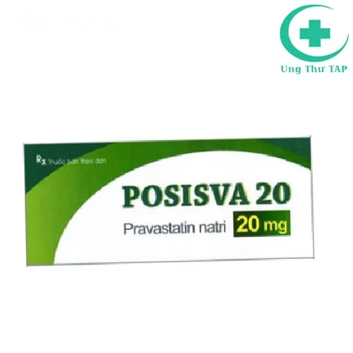 Posisva 20 Medisun - Thuốc điều trị bệnh do tăng cholesterol máu