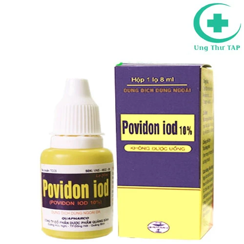 Povidon iod 10% Quapharco - Dung dịch sát khuẩn da hiệu quả