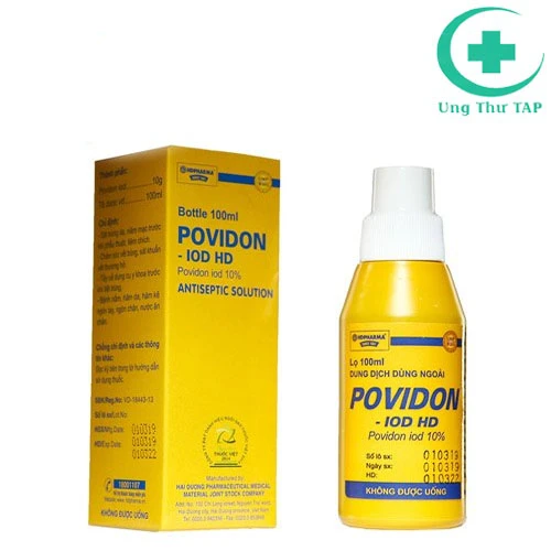 Povidon-Iod HD 100ml - Dung dịch sát khuẩn da hàng đầu