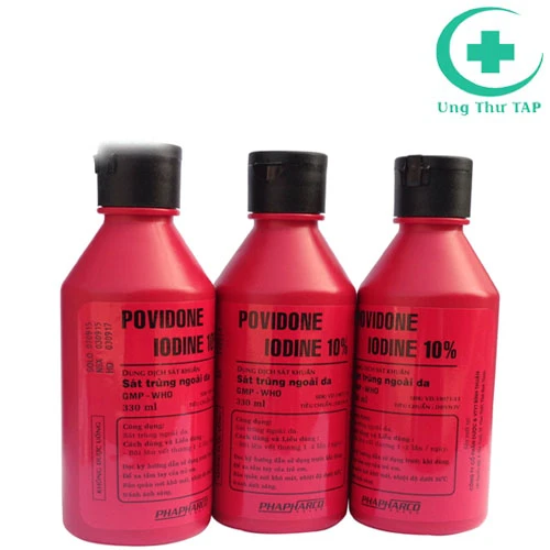 Povidone Iodine 10% 330ml Phapharco- Dung dịch sát khuẩn hàng đầu