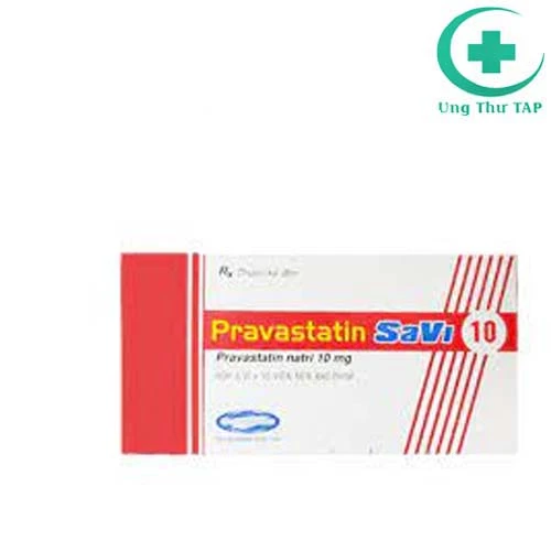 Pravastatin Savi 10 - Thuốc điều trị tăng cholesterol hiệu quả