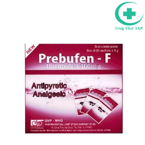 Prebufen - F 400mg F.T.Pharma - Thuốc giảm đau, hạ sốt