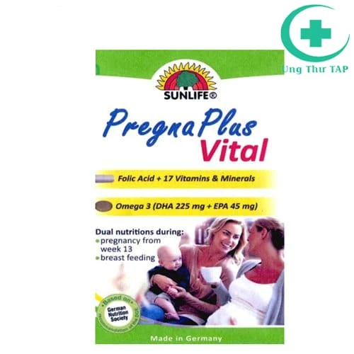 Pregna plus vital - Hỗ trợ bổ sung vitamin và khoáng chất chât