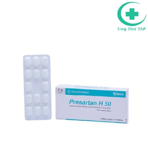 Presartan H 50 - Thuốc điều trị tăng huyết áp hiêu quả