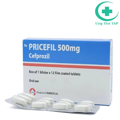 Pricefil 500mg - Thuốc điều trị nhiễm khuẩn của Hy Lạp