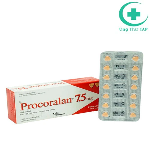 Procoralan Tab 7.5mg - Thuốc điều trị đau thắt ngực