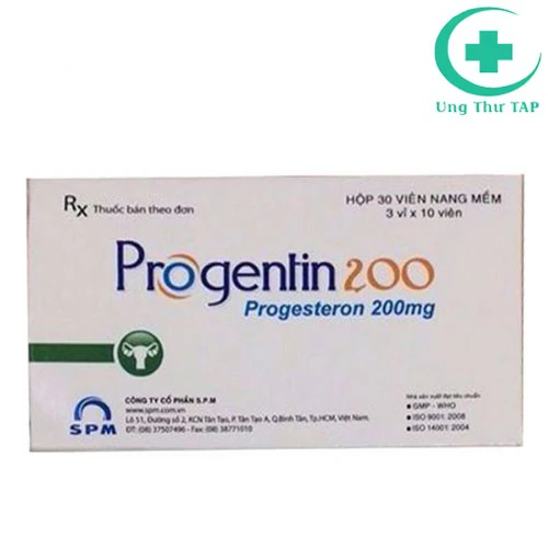 Progentin 200-Thuốc điều trị thiếu progesteron, vô sinh, hiếm muộn