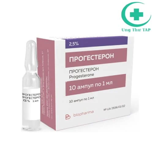Progesteron 2,5% Biopharma - Thuốc điều trị thiểu năng sinh dục