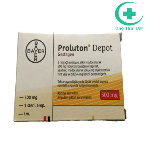 Proluton Depot 500mg - Thuốc hỗ trợ điều trị sinh non hiệu quả