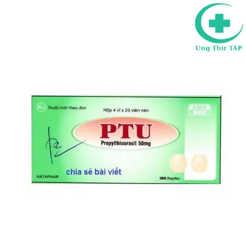 PTU 50mg - Thuốc điều trị tăng cường tuyến giáp hiệu quả
