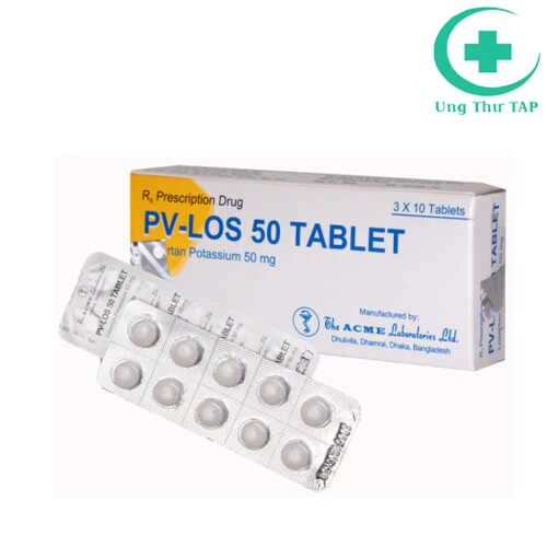 PV-LOS 50 Tablet - Thuốc điều trị tăng huyết áp vô căn