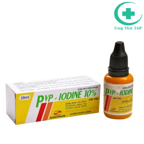 PVP - Iodine 10% Hadiphar - Thuốc điều trị nhiễm khuẩn
