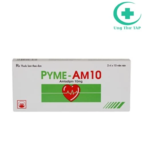 Pyme AM10 Pymepharco - Điều trị tăng huyết áp, đau thắt ngực