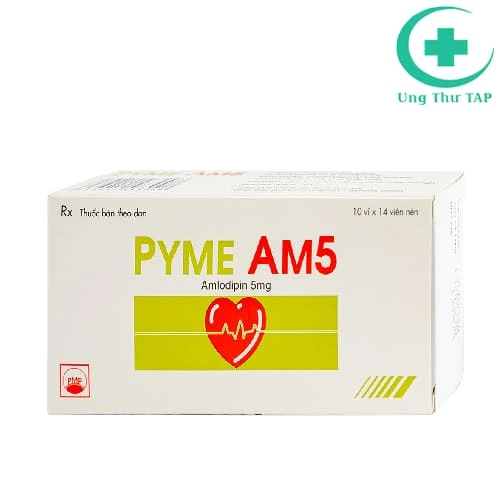 Pyme AM5 Pymepharco (viên nén) - Điều trị tăng huyết áp vô căn