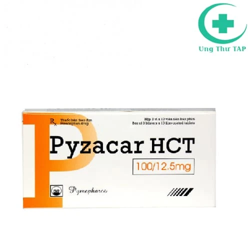 Pyzacar HCT 100/12.5 mg Pymepharco - Thuốc trị tăng huyết áp