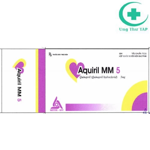 Aquiril MM 5 -  Thuốc điều trị tăng huyết áp hiệu quả