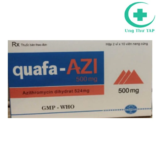 Quafa-Azi 500mg - Thuốc điều trị viêm phế quản cấp, viêm phổi