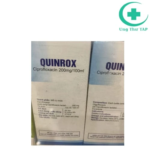 Quinrox 200mg/100ml Pharbaco - Thuốc điều trị các nhiễm khuẩn