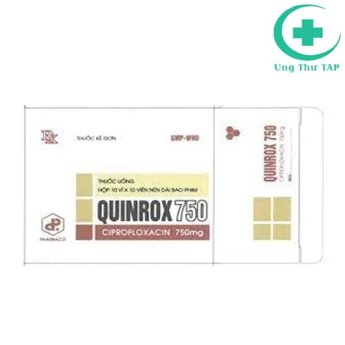 Quinrox 750 Pharbaco - Thuốc điều trị nhiễm trùng
