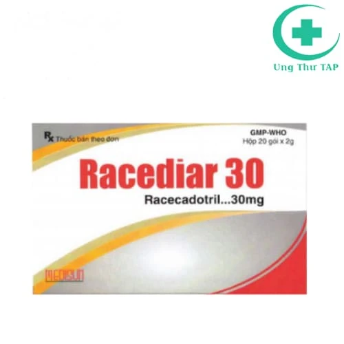 Racediar 30 Medisun - Thuốc điều trị triệu chứng tiêu chảy cấp