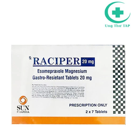 RACIPER 20MG - Thuốc điều trị trào ngược dạ dày, thực quản