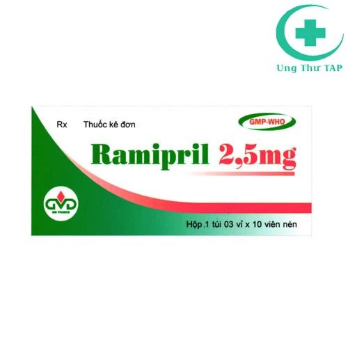 Ramipril 2,5mg - Thuốc điều trị tăng huyết áp hiệu quả